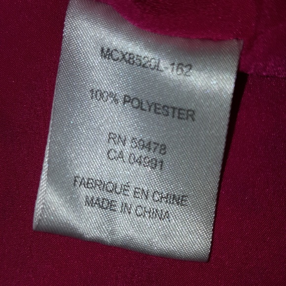 Cynthia Rowley Woman Fuchsia Blouse, size 3X - Picture 3 of 6